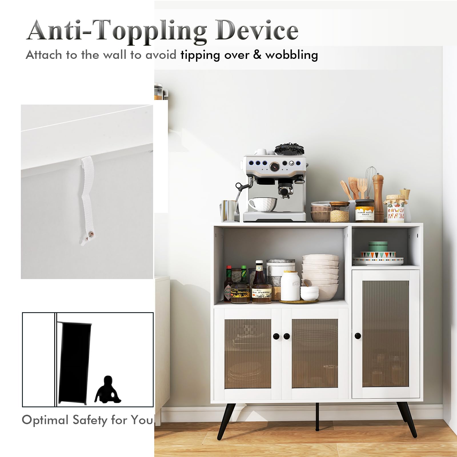 komfotteu-buffet-sideboard-wei-100x39-5x100-cm-mit-3-glast-ren image 4