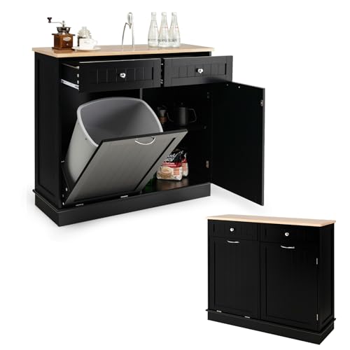 komfotteu-k-chenschrank-mit-m-lltonnenhalter-42-l-schwarz-100-x-35-x-90-5-cm image 8