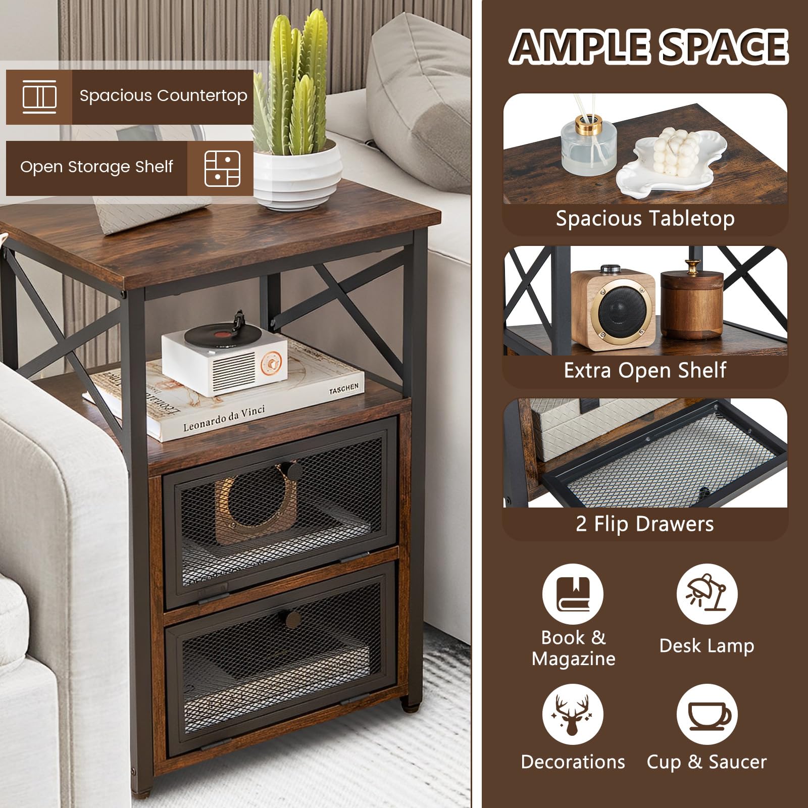 komfotteu-nachttisch-vintage-mit-2-t-ren-aus-holz-und-eisen image 4