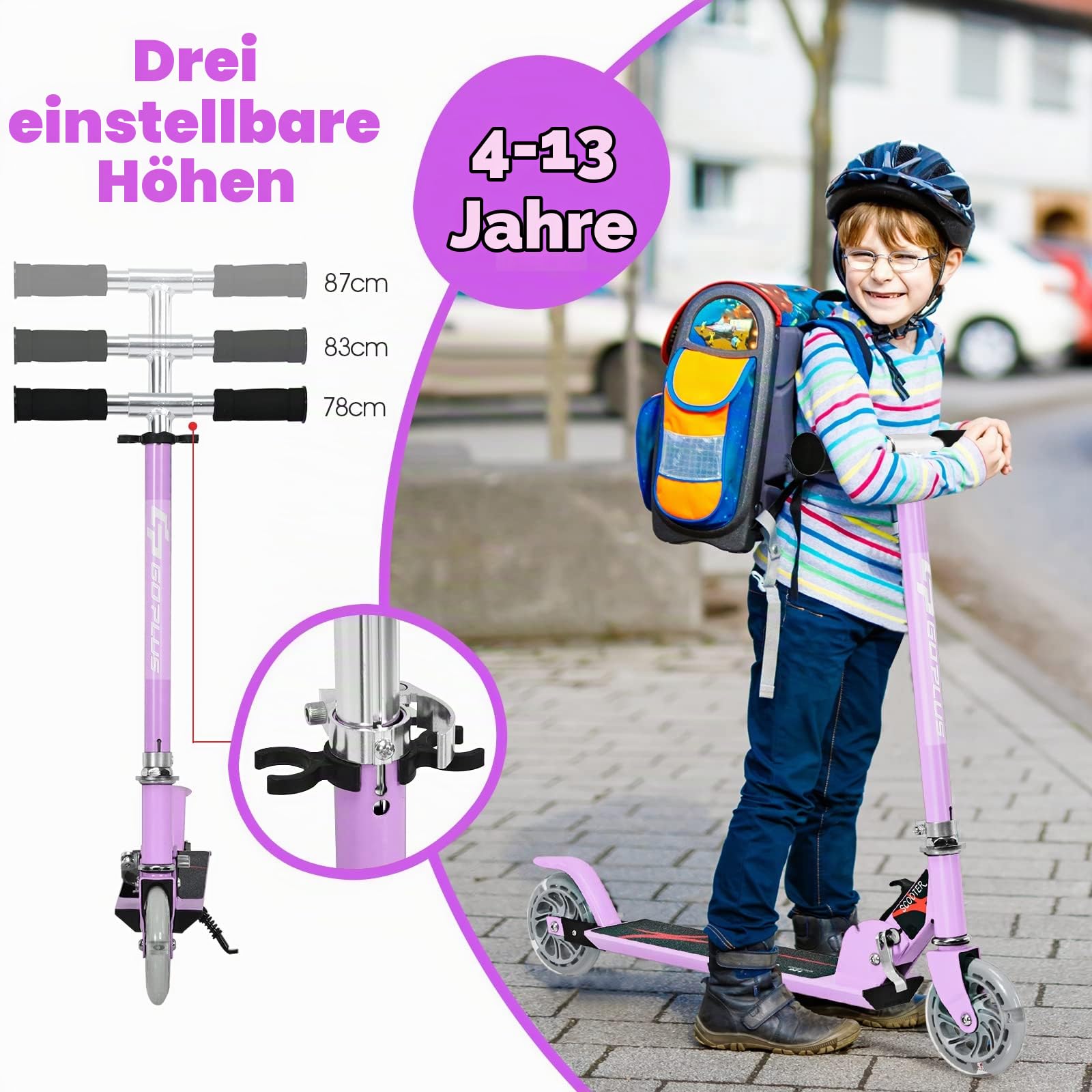 komfotteu-kinder-scooter-mit-led-r-dern-klappbar-h-henverstellbar image 3