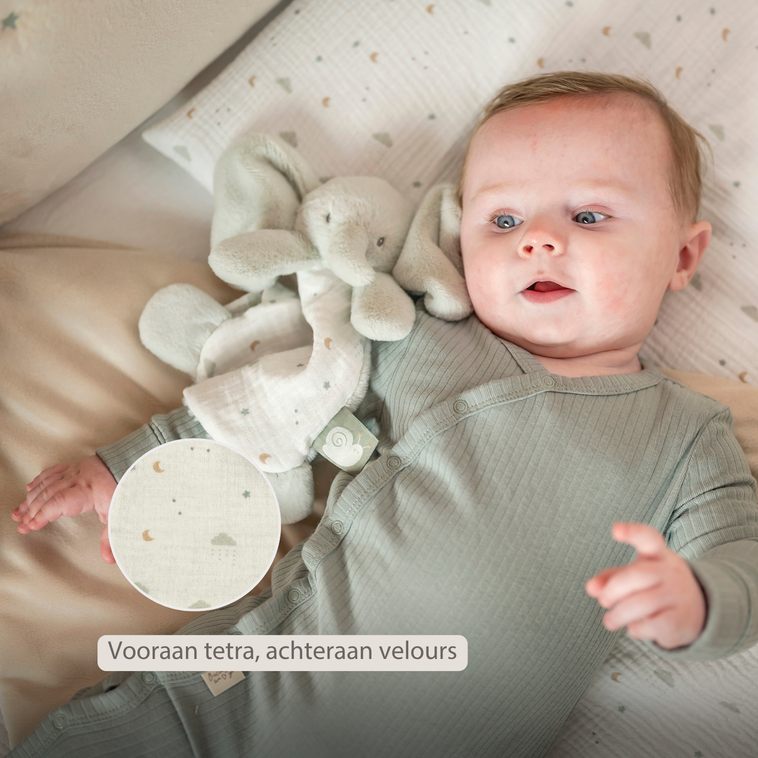 nattou-loulou-mini-kuscheltuch-elefant-25-cm-lindengr-n-ecru-aus-baumwolle image 8