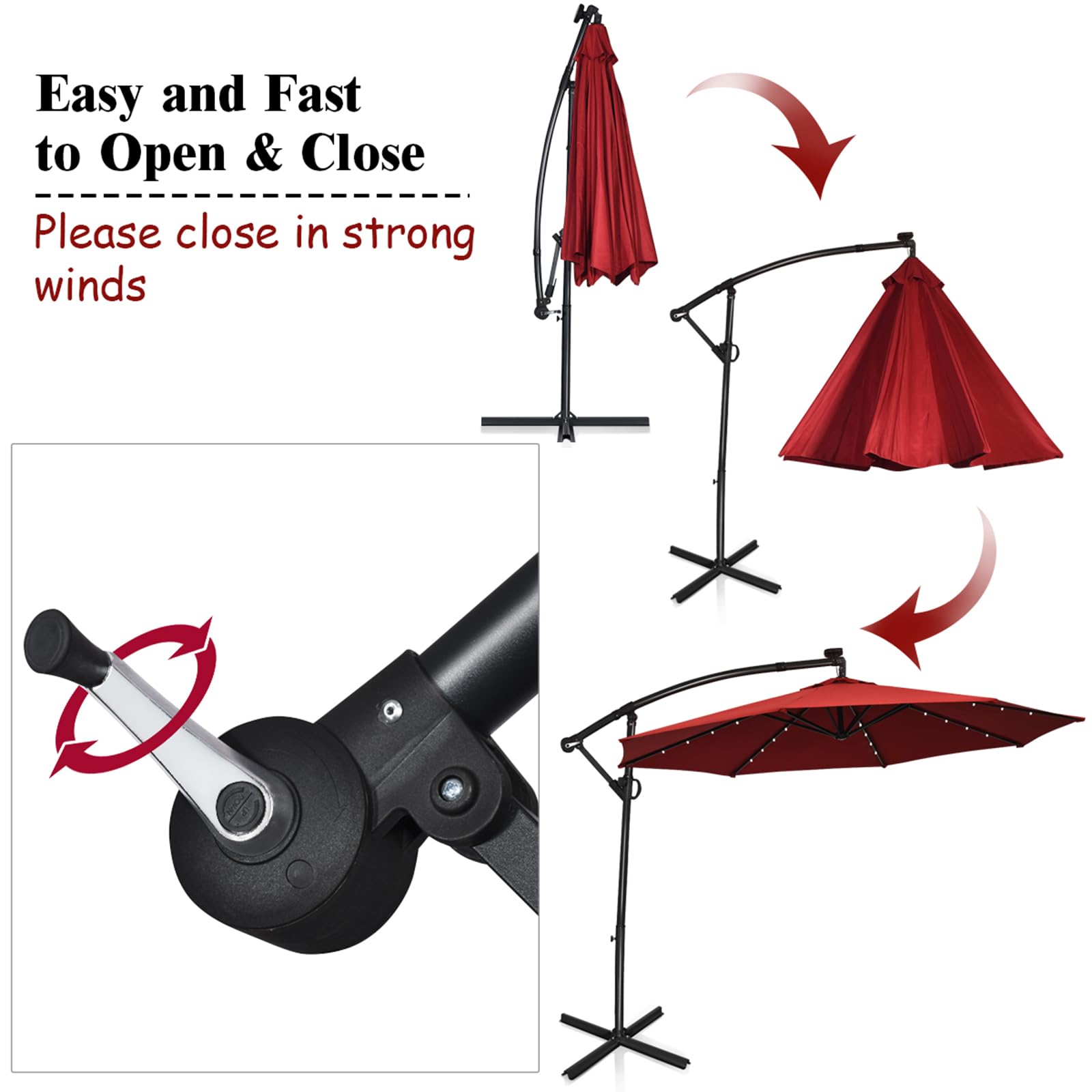 komfotteu-led-sonnenschirm-300-x-230-cm-ampelschirm-neigbar-mit-kurbel image 3