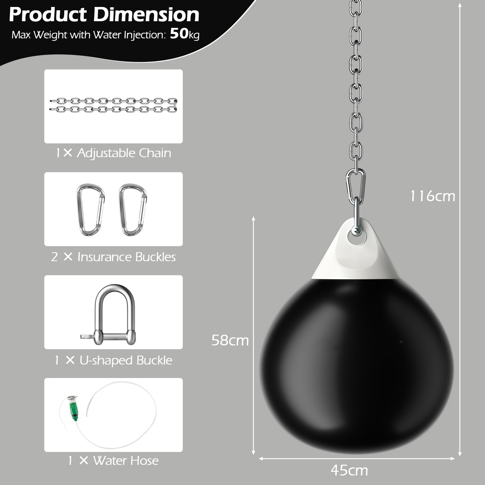 komfotteu-wasserboxsack-50-kg-mit-kette-und-schlauch image 5