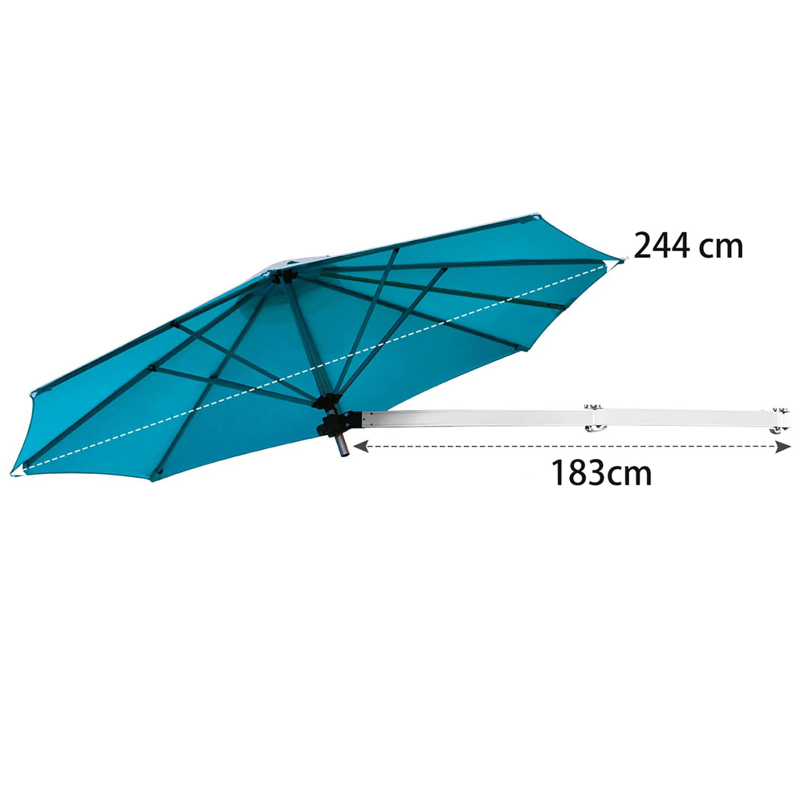 komfotteu-wandschirm-winkelverstellbar-250-cm-mit-sonnenschutz image 7