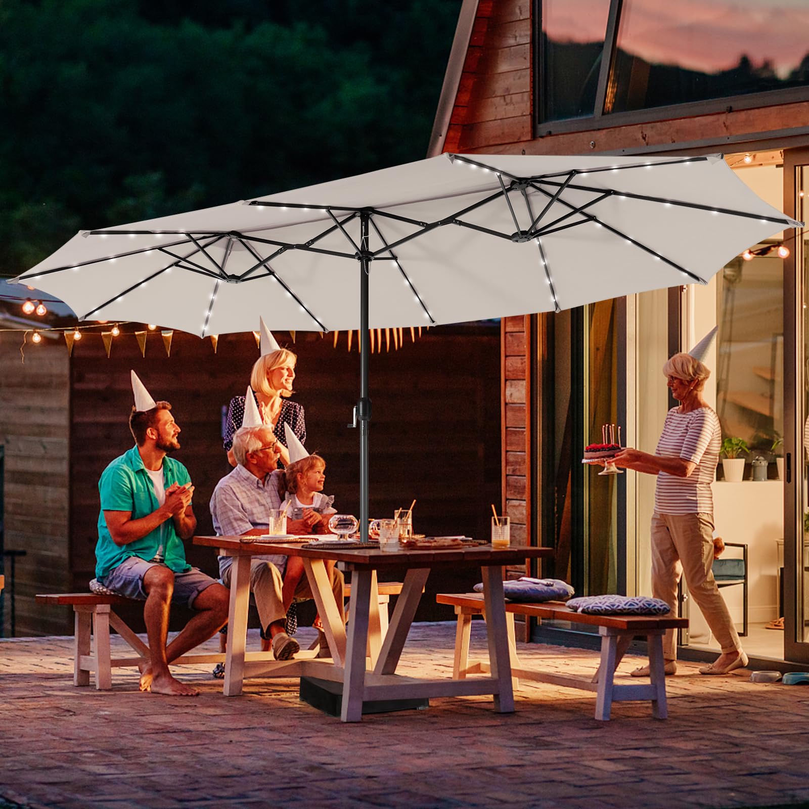 komfotteu-doppelsonnenschirm-450x260-cm-mit-48-led-solar-rechteckig image 2