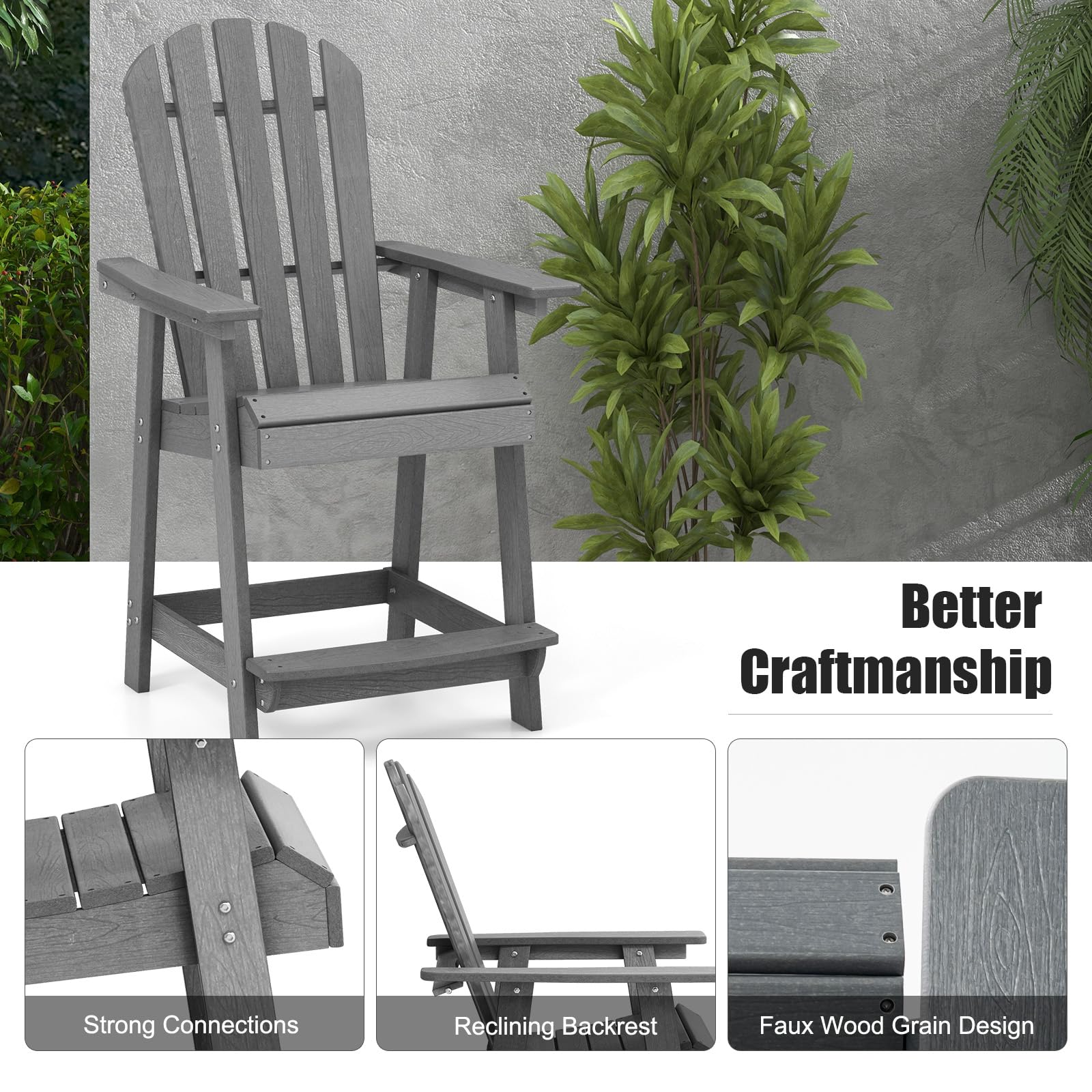 komfotteu-adirondack-hochstuhl-grau-70x85x119-cm-hdpe-gartensessel-mit-fu-st-tze image 5