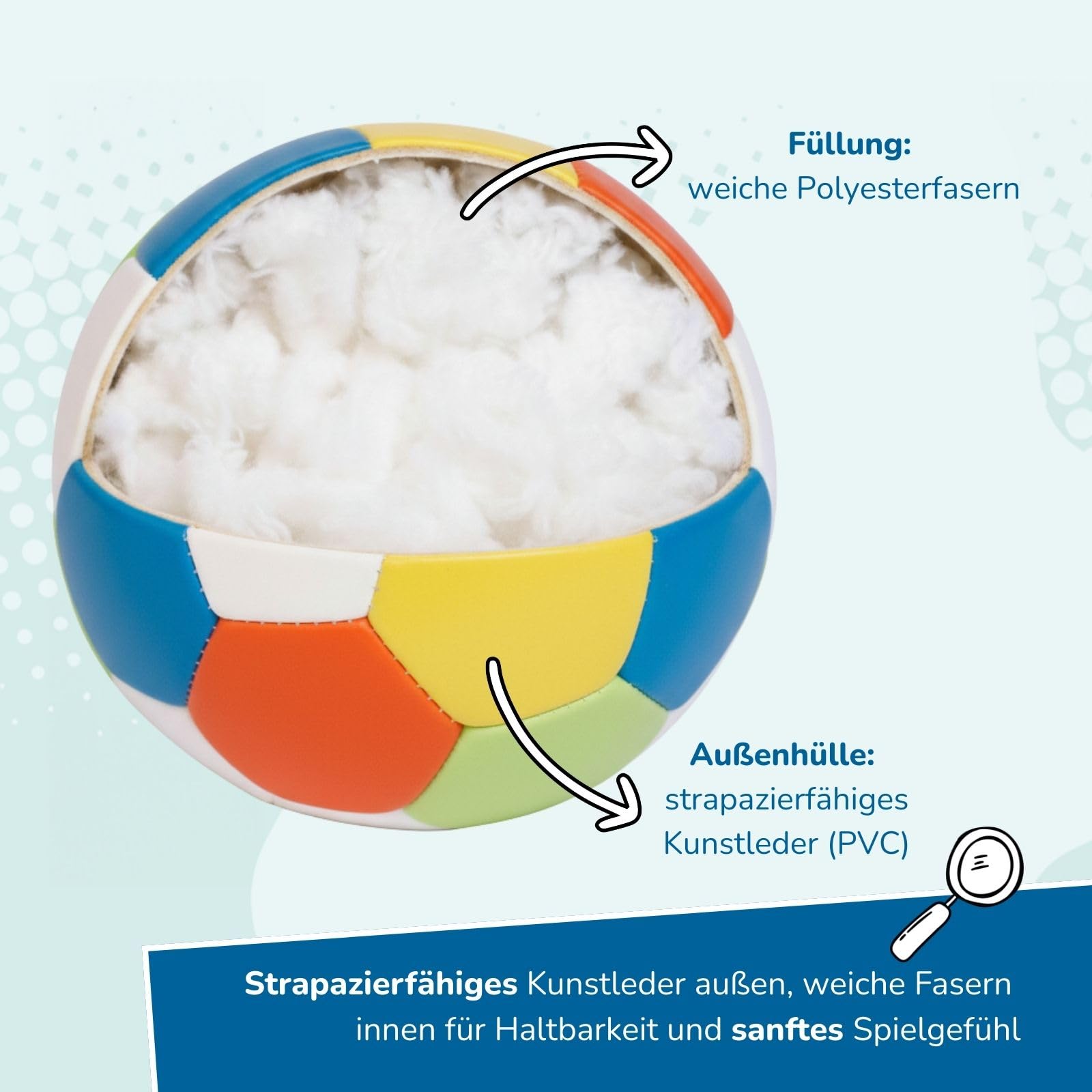 alldoro-softball-18-cm-schaumstoffball-indoor-outdoor image 6