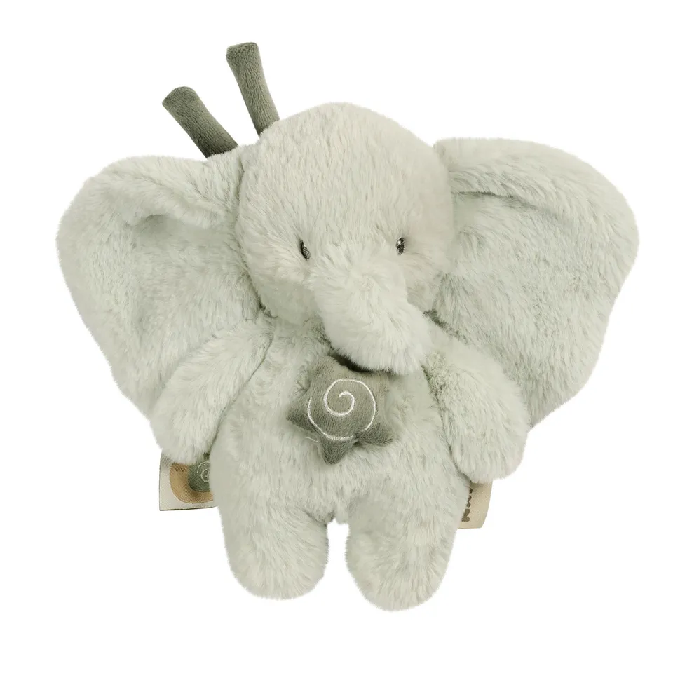 nattou-loulou-mini-spieluhr-elefant-20-cm-lindengr-n image 1