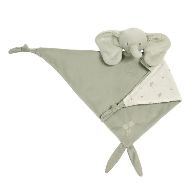 nattou-loulou-maxi-kuscheltuch-elefant-60x40-cm-lindengr-n image 1