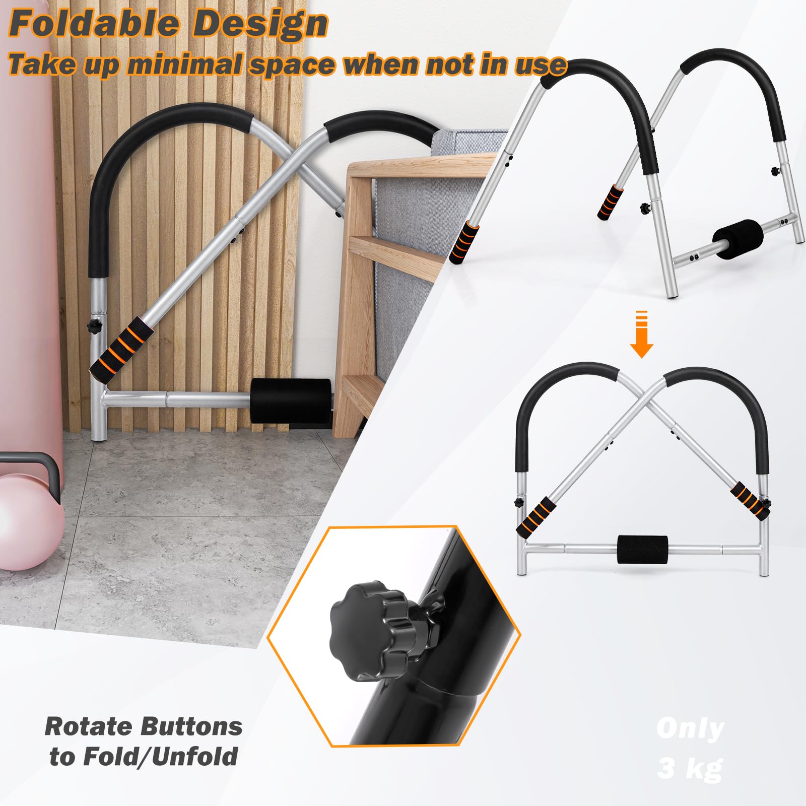 komfotteu-bauchtrainer-ab-trainer-faltbar-bis-150-kg-heimtraining image 3