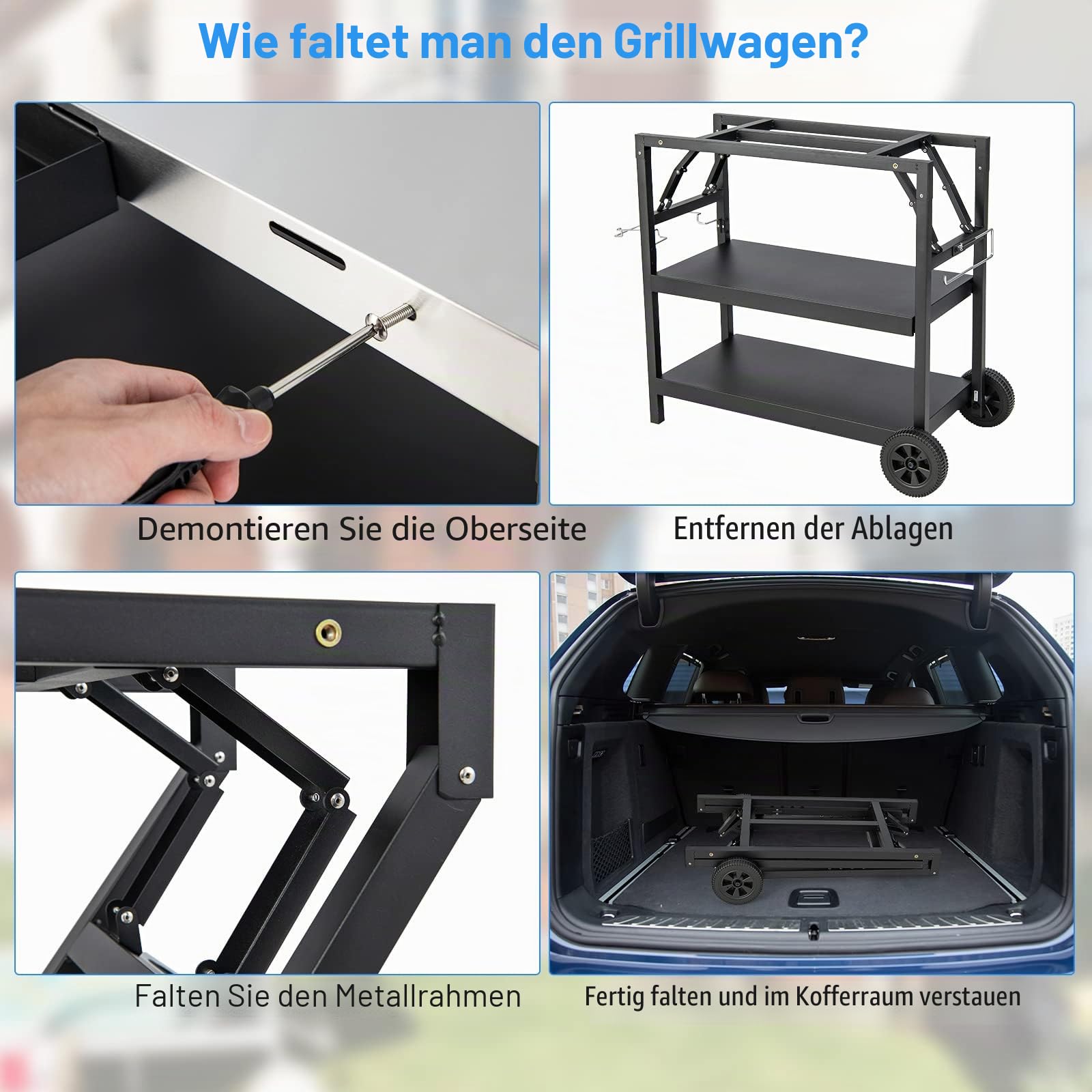 komfotteu-grillwagen-klappbar-mit-edelstahl-arbeitsplatte-schwarz image 5