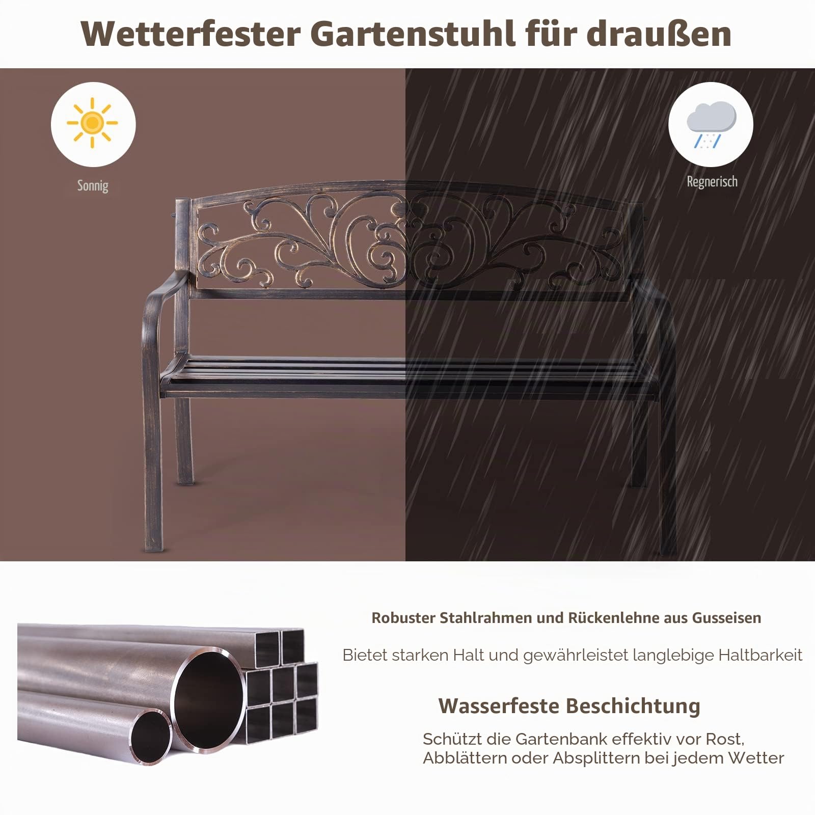 komfotteu-gartenbank-metall-antik-bronze-127x60x85-cm-bis-280-kg image 5