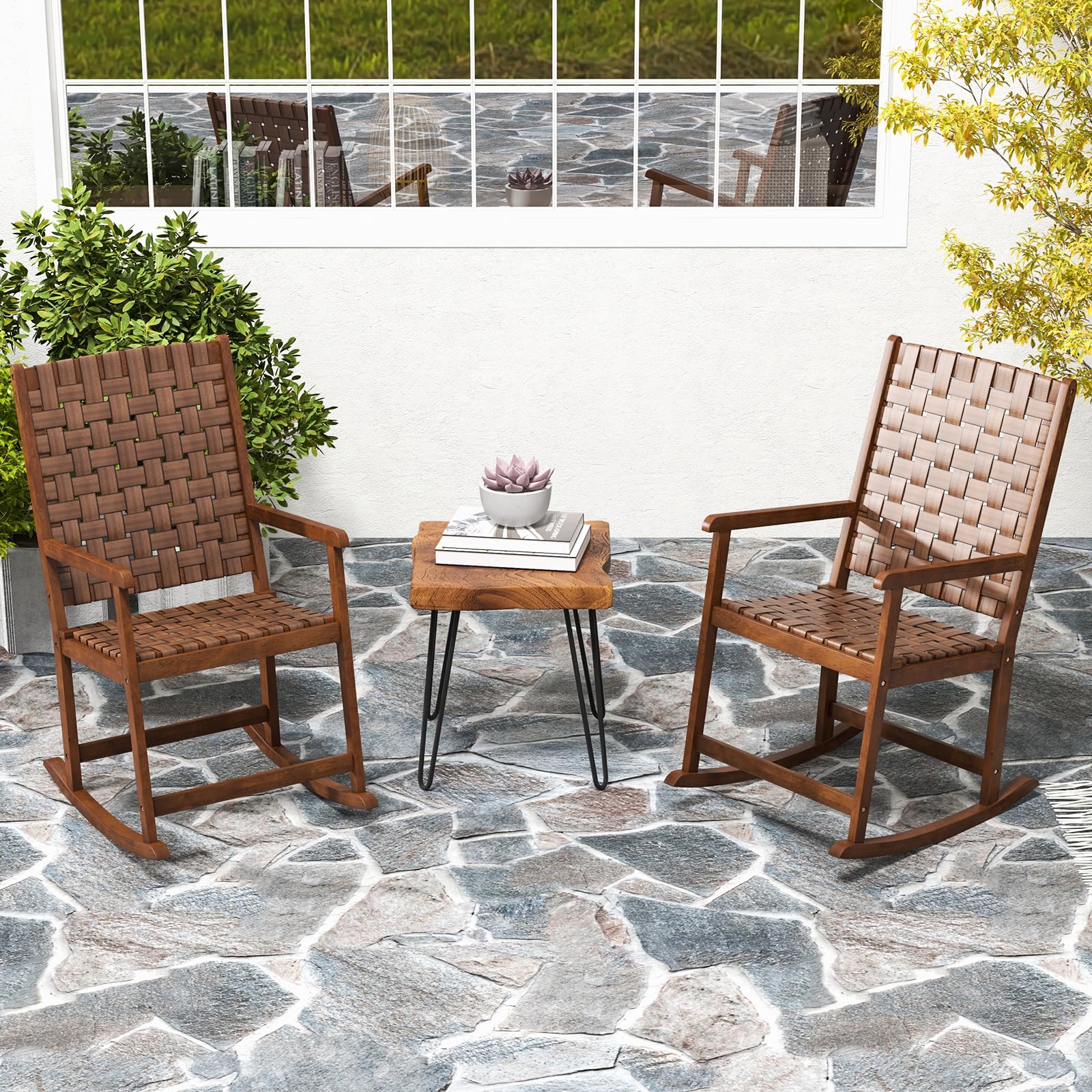 komfotteu-schaukelstuhl-aus-holz-pu-relaxstuhl-mit-flecht-r-ckenlehne-braun-bis- image 7