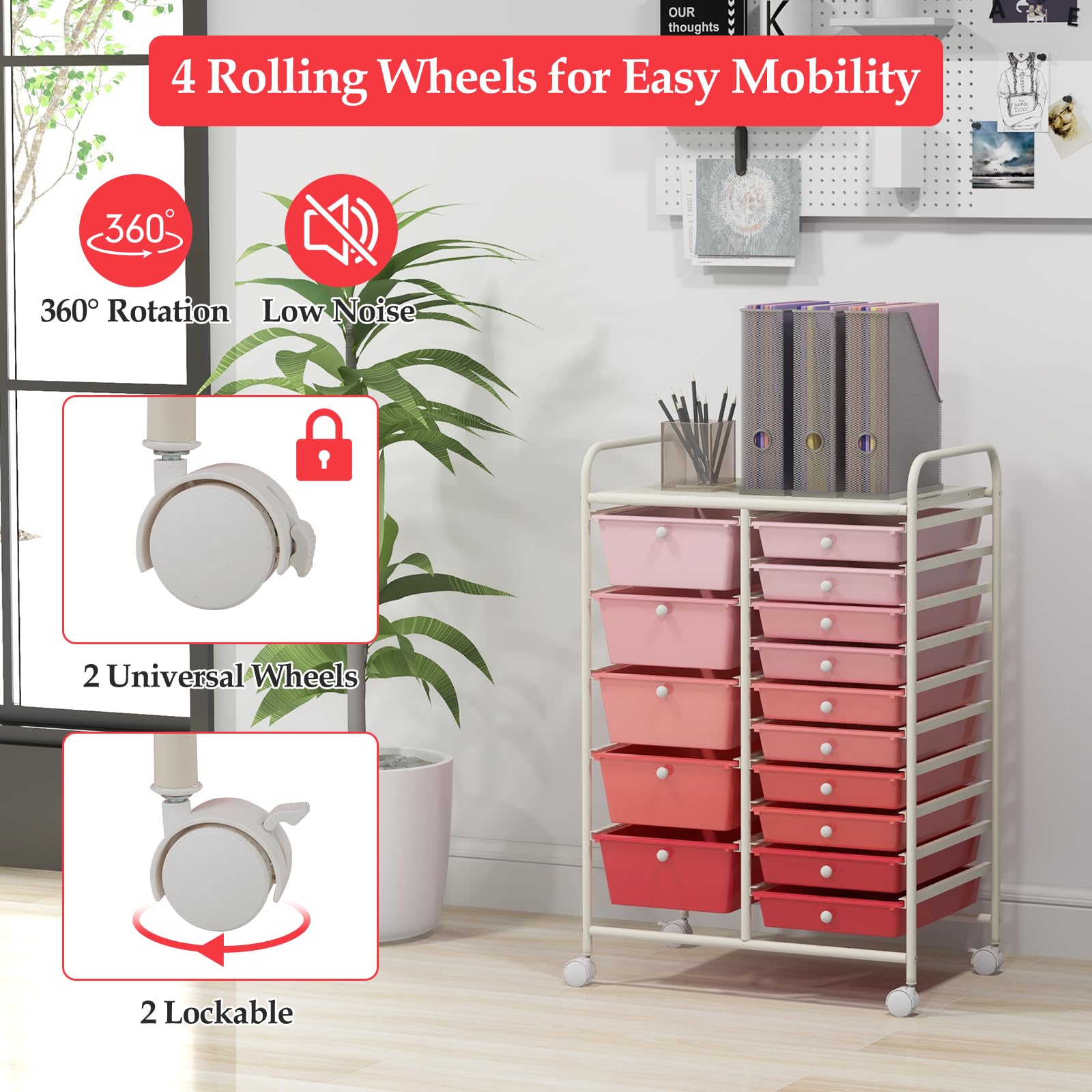 komfotteu-rollwagen-15-schubladen-rosa-62-5-x-37-x-87-cm-mit-r-dern image 6