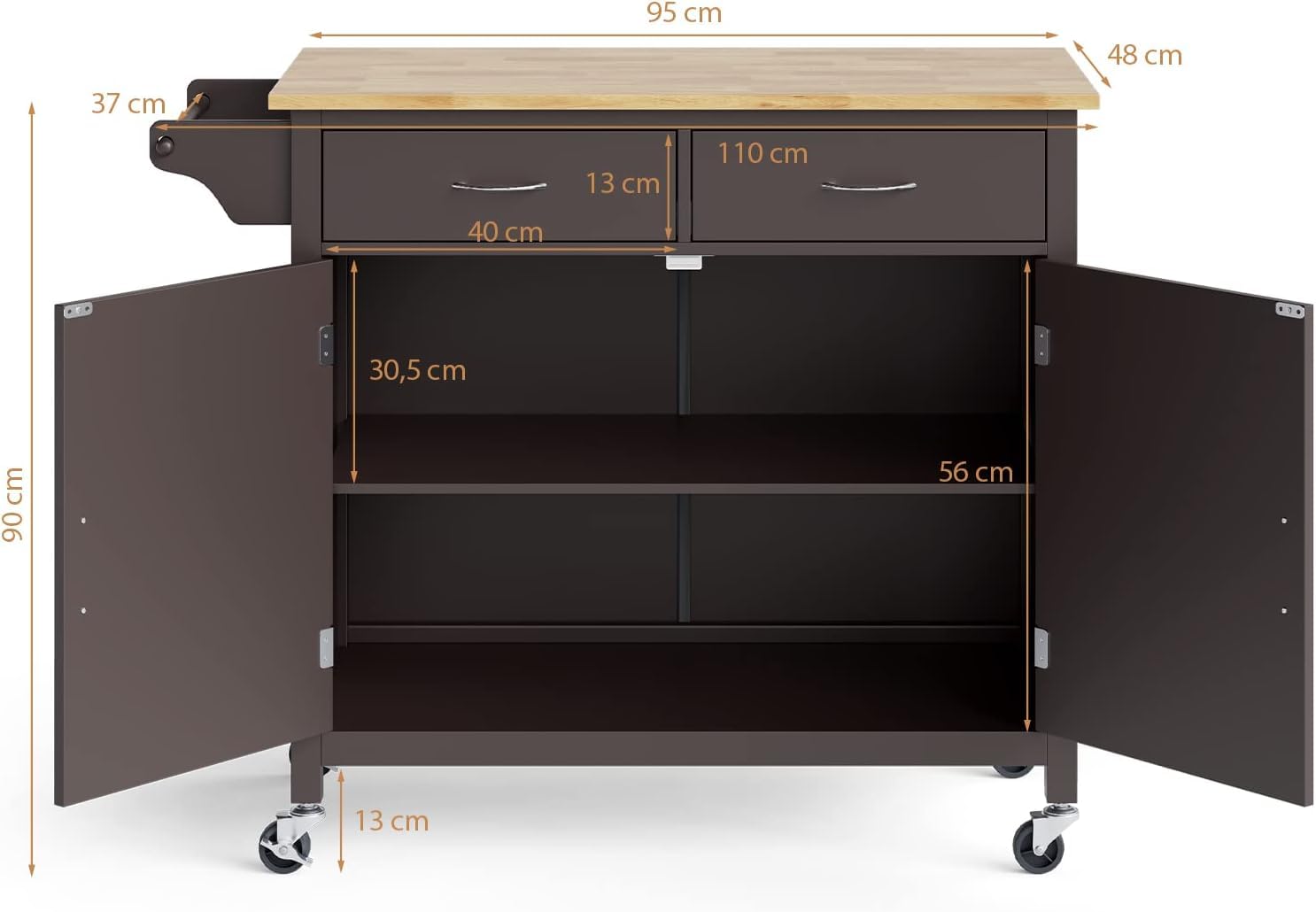 komfotteu-k-chenwagen-k-cheninsel-110-x-48-x-90-cm-mit-schubladen-braun image 6