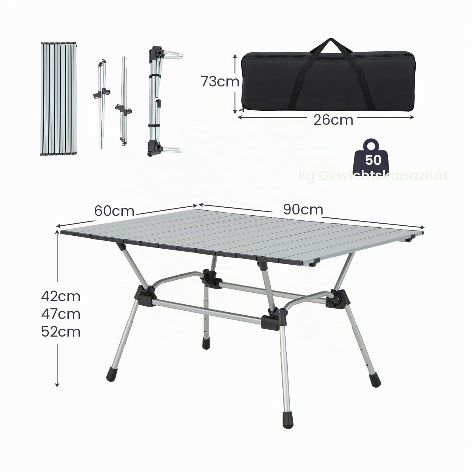 komfotteu-campingtisch-klappbar-h-henverstellbar-90-x-60-5-cm-aluminium-silber image 3