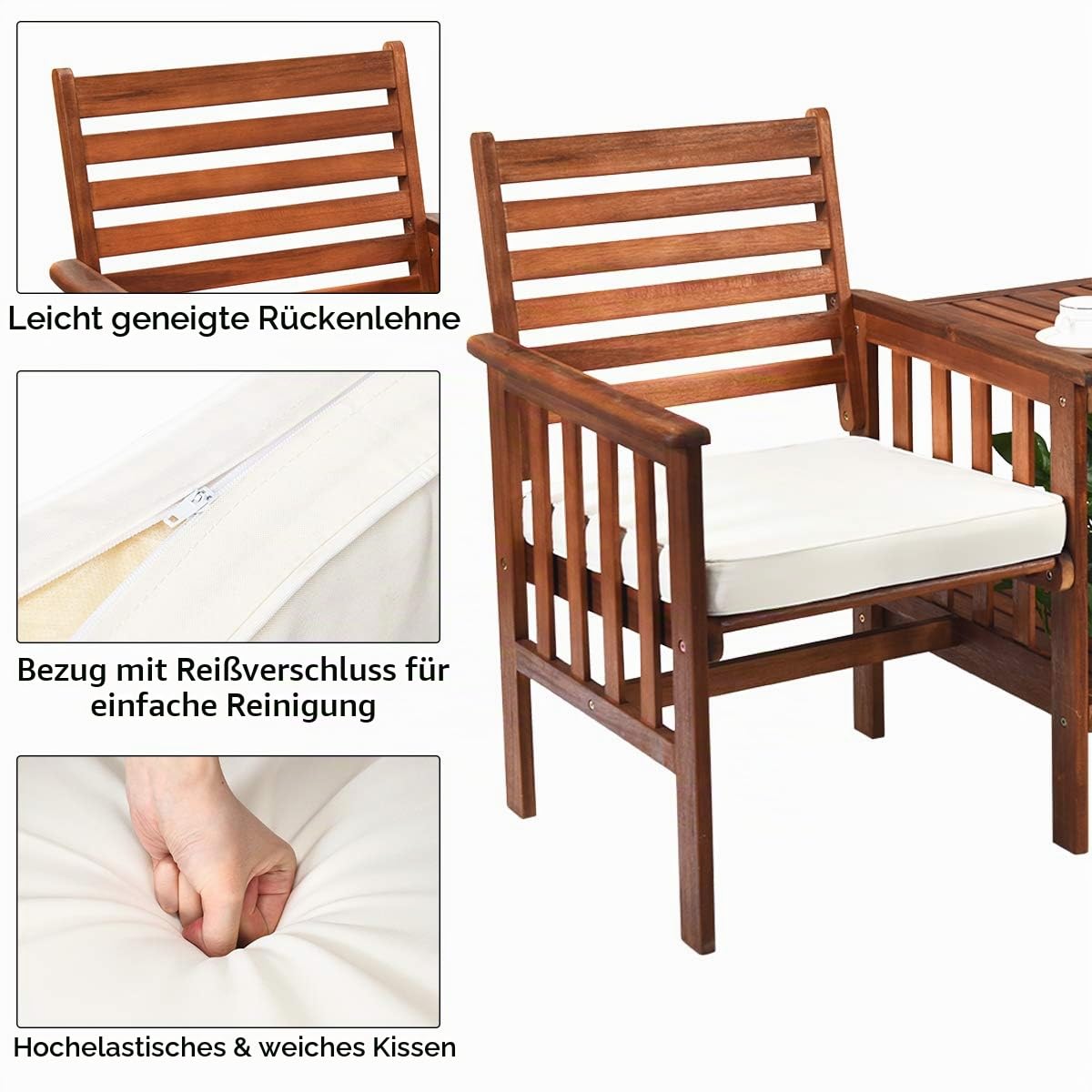 komfotteu-gartenm-bel-set-akazienholz-165x65x88-cm-wei-mit-tisch image 3