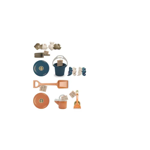 dantoy-bioplastic-strandspielzeug-set-110-teilig-naturt-ne image 1