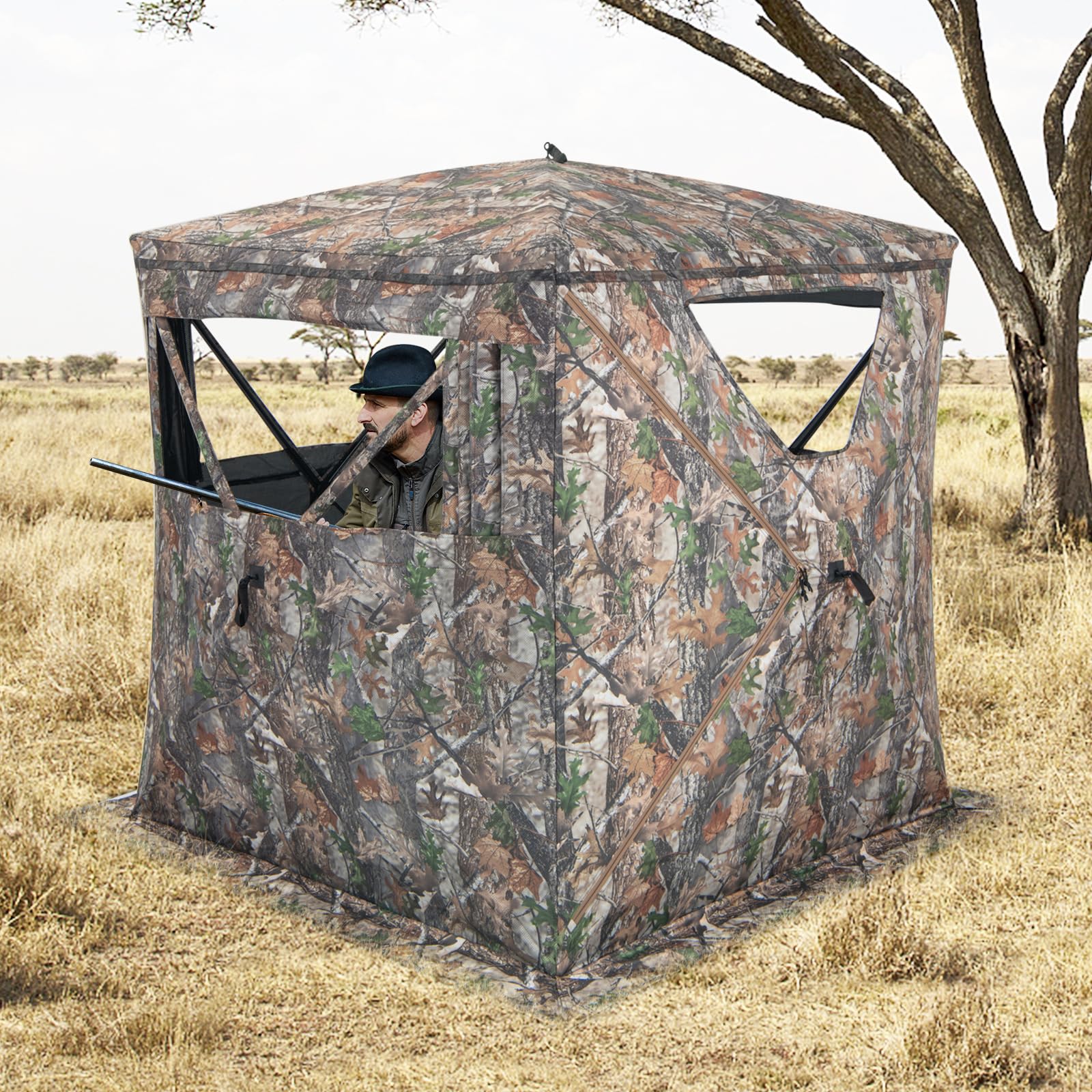 komfotteu-jagdzelt-f-r-2-3-personen-camouflage-mit-fenstern image 7
