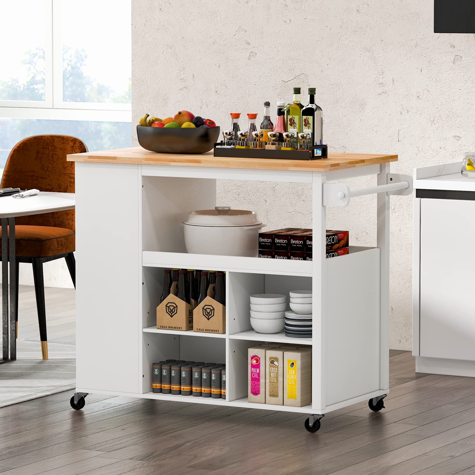 komfotteu-k-chenwagen-mit-arbeitsplatte-116-5x60x98-5-cm-wei image 2