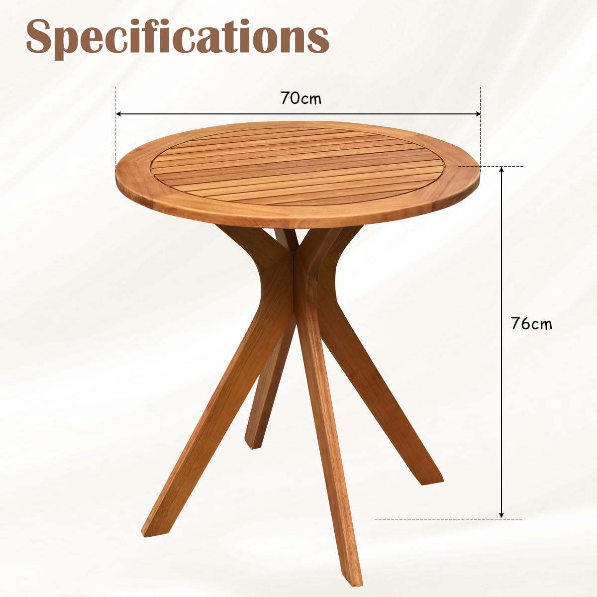 komfotteu-gartentisch-rund-70-cm-eukalyptusholz image 3