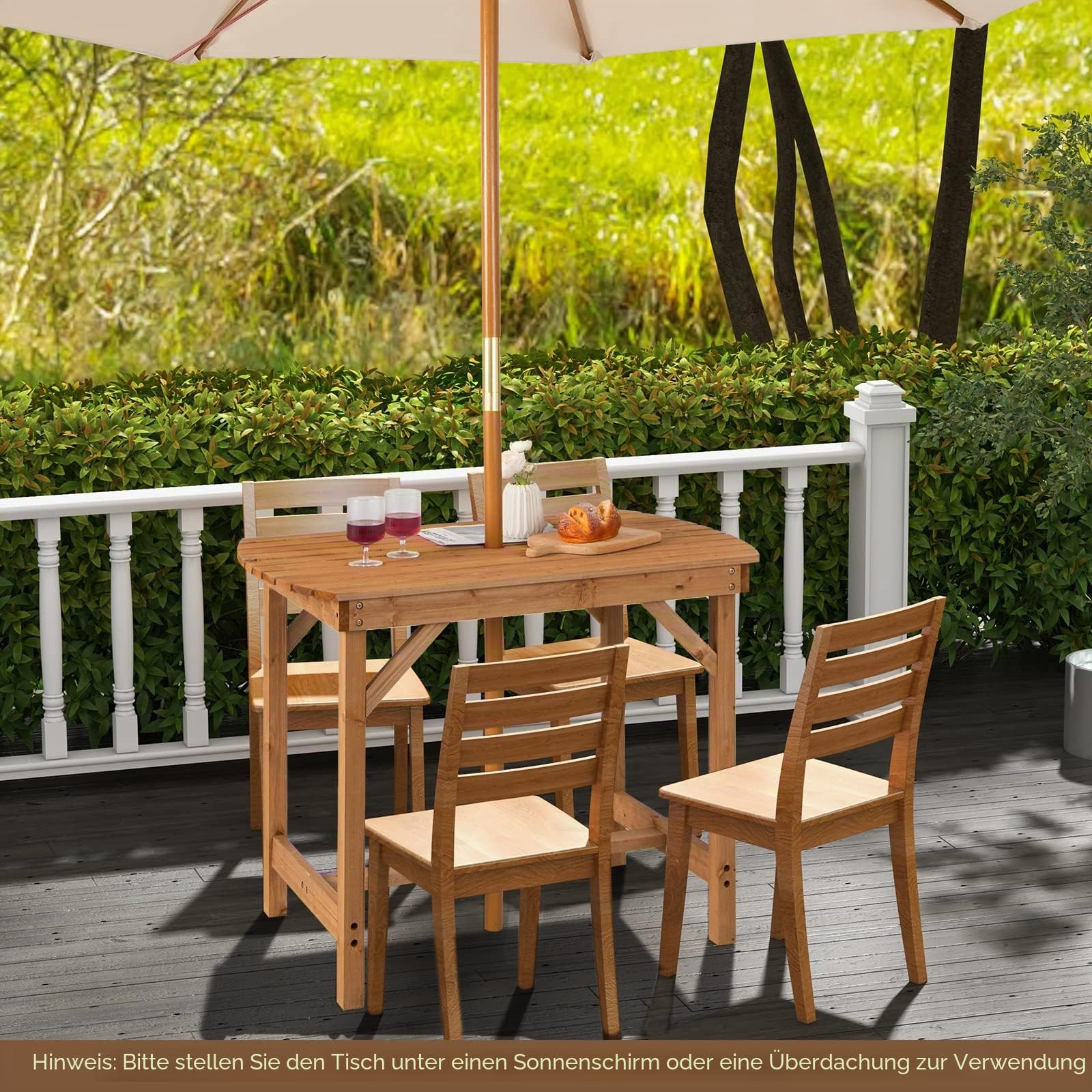 komfotteu-gartentisch-mit-sonnenschirmloch-tannenholz-100x60-5x75-cm image 2