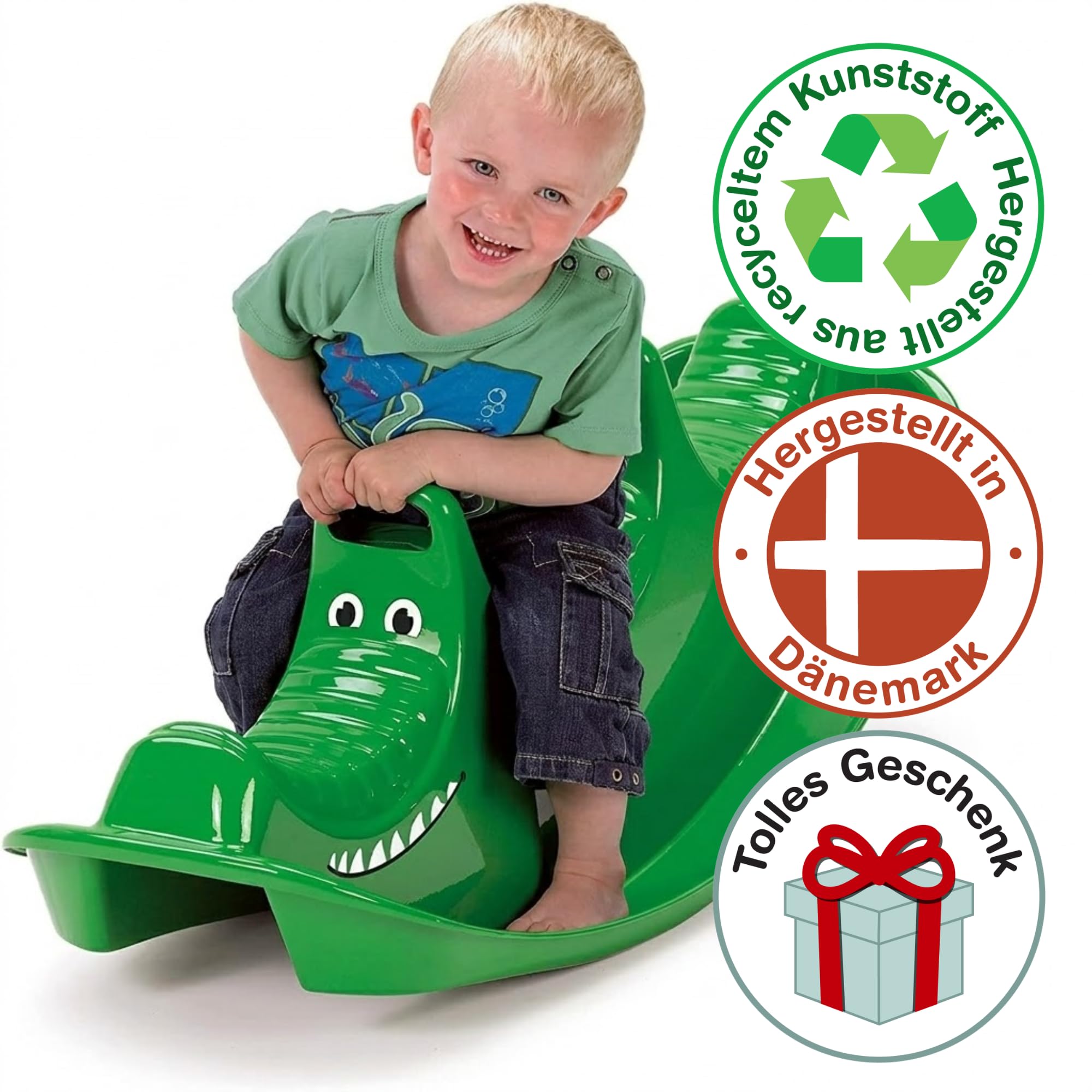 dantoy-schaukelpferd-wippe-krokodil-3-sitzer-gr-n-1-5-jahre image 4