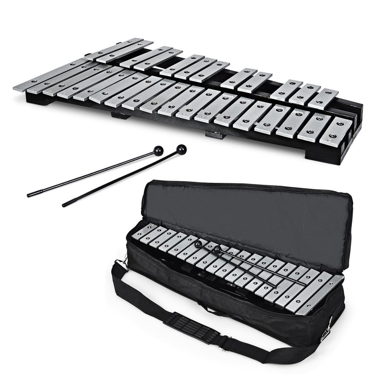 komfotteu-xylophon-30-noten-g5-c8-mit-schl-geln-und-tasche image 1