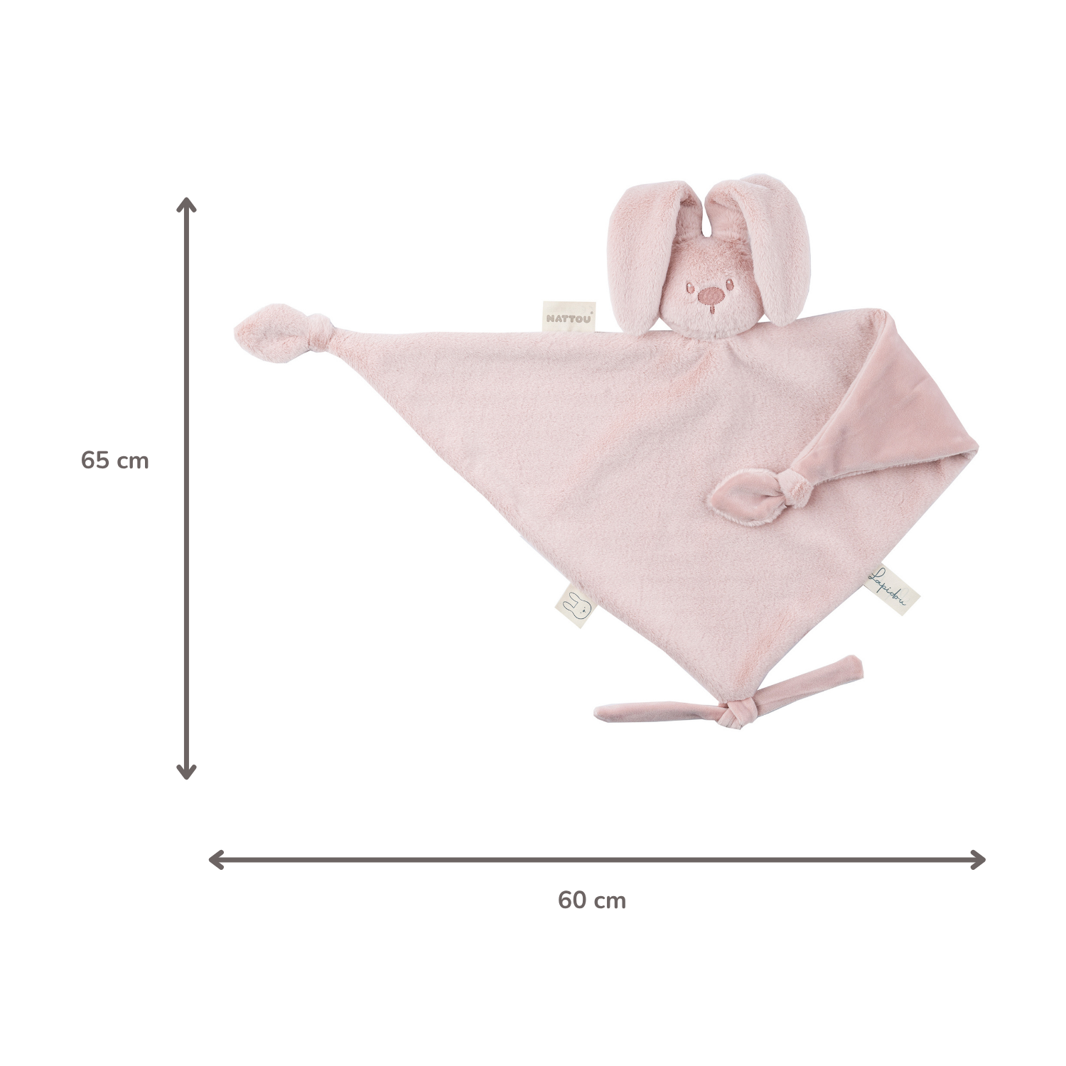 nattou-lapidou-baby-schmusetuch-hase-65-x-40-cm-puderrosa image 5