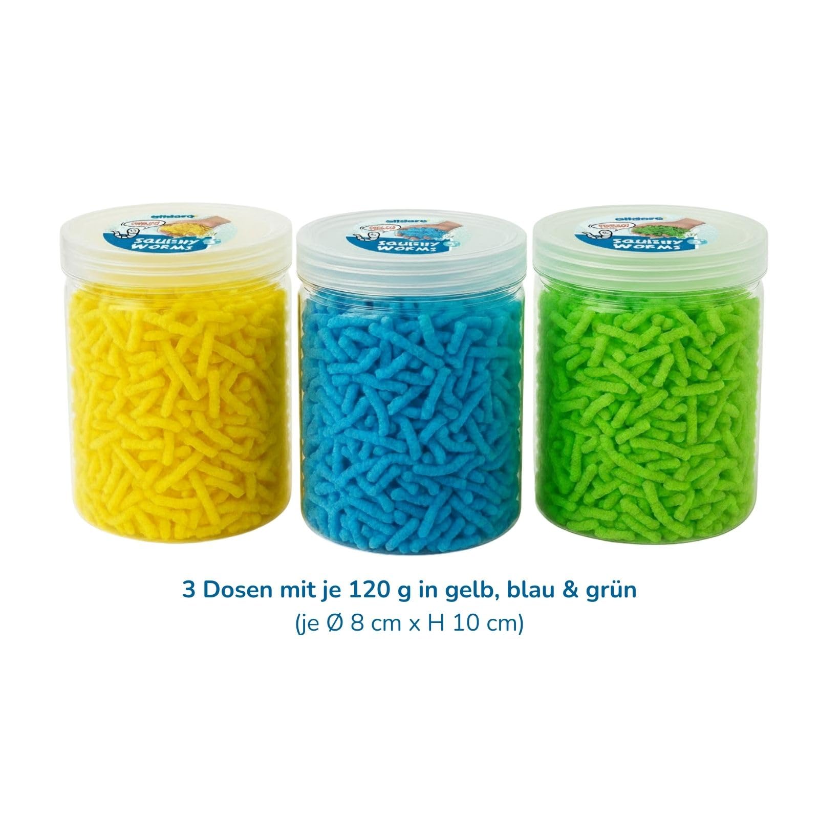 alldoro-squishy-worms-3er-set-motorikspielzeug-gelb-blau-gr-n image 6