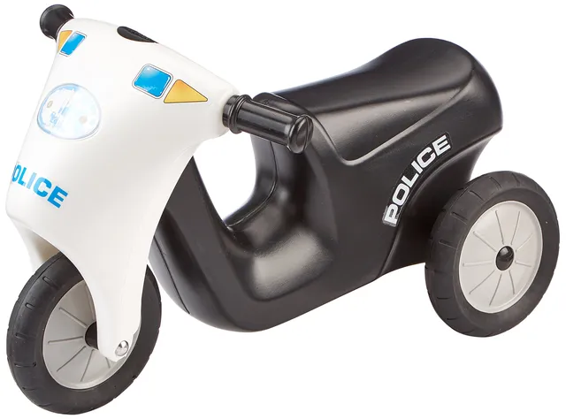 dantoy-3333-laufrad-polizei-kinder-polizei-laufrad-mit-gummir-dern image 1