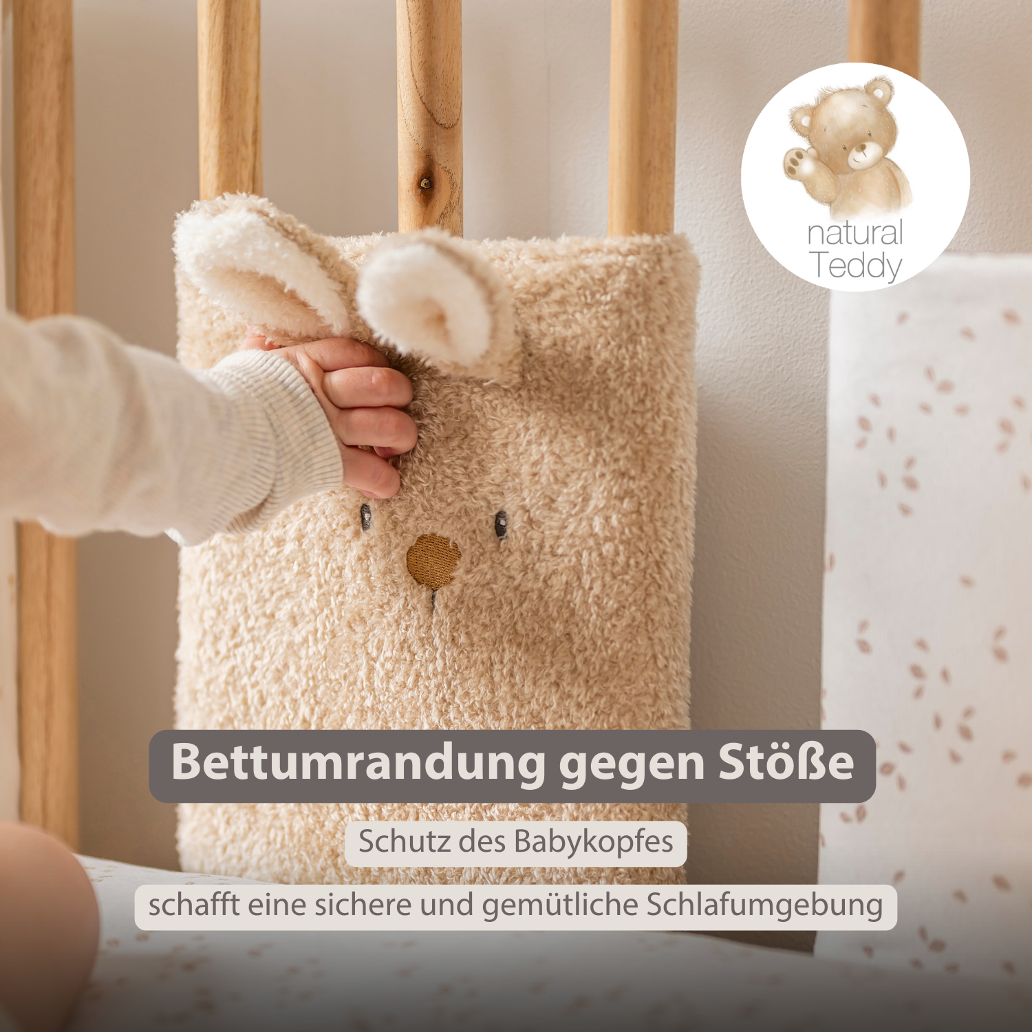 nattou-teddy-bett-schutz-set-6-teilig-f-r-gitterbett image 2