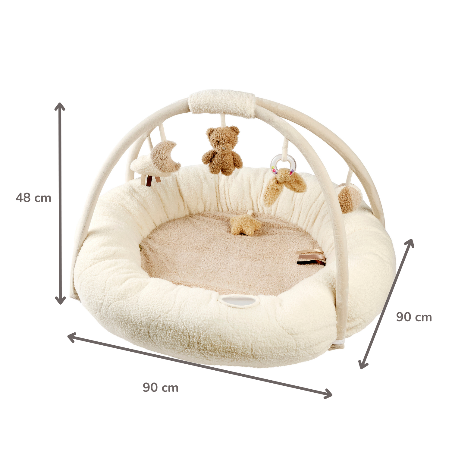 nattou-teddy-spielmatte-baby-mit-b-gen-rund-90x90-cm image 6