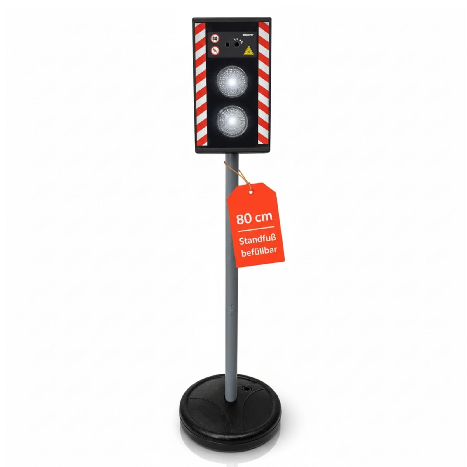 alldoro-verkehrs-blitzer-80-cm-mit-licht-sound-bef-llbarer-standfu image 1