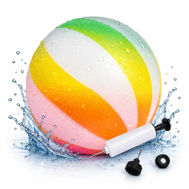 alldoro-2-in-1-tauch-wasserball-20-cm-wasserball-mit-pumpe-und-adapter image 1