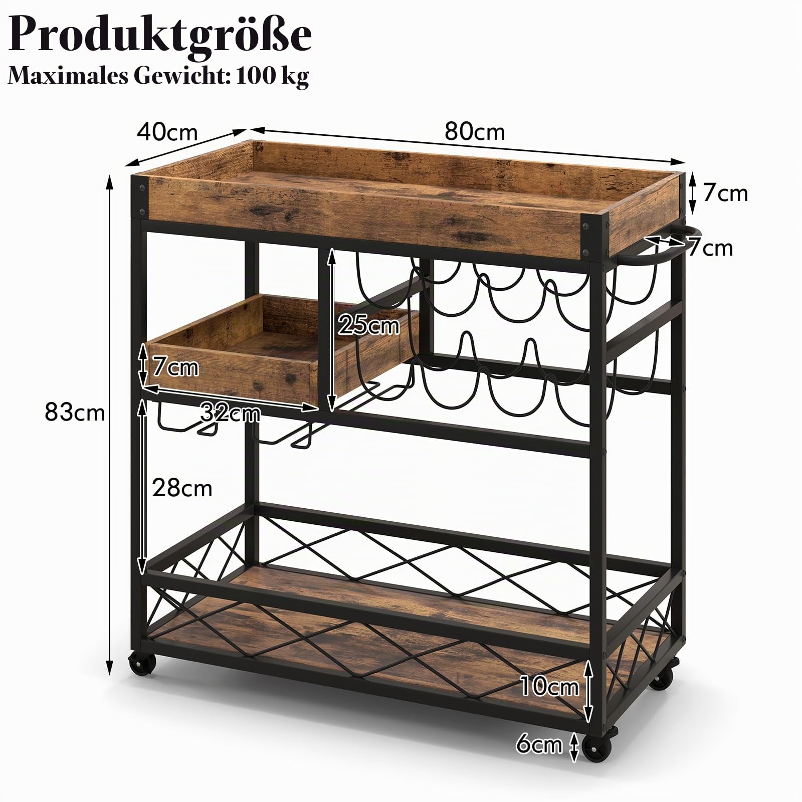 komfotteu-servierwagen-k-chenwagen-mit-abnehmbarem-tablett-8-weinregalen-glashal image 3