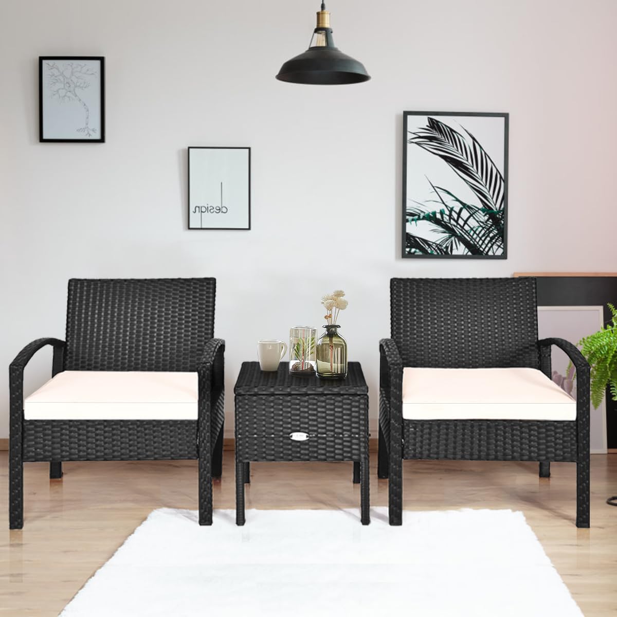 komfotteu-rattan-balkonset-3-tlg-mit-stauraum image 2