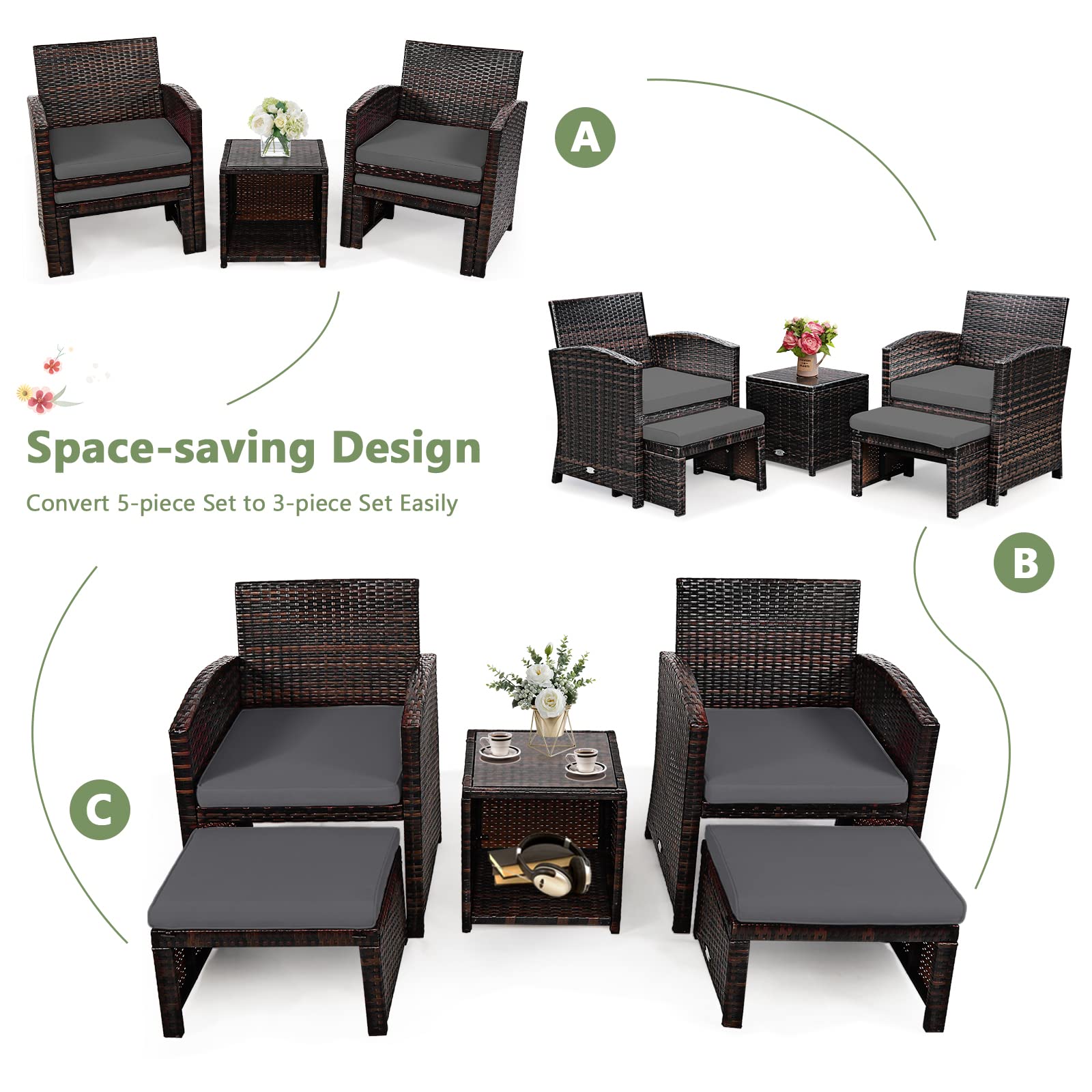 komfotteu-rattan-gartenm-bel-set-5-teilig-f-r-2-personen-schwarz image 3