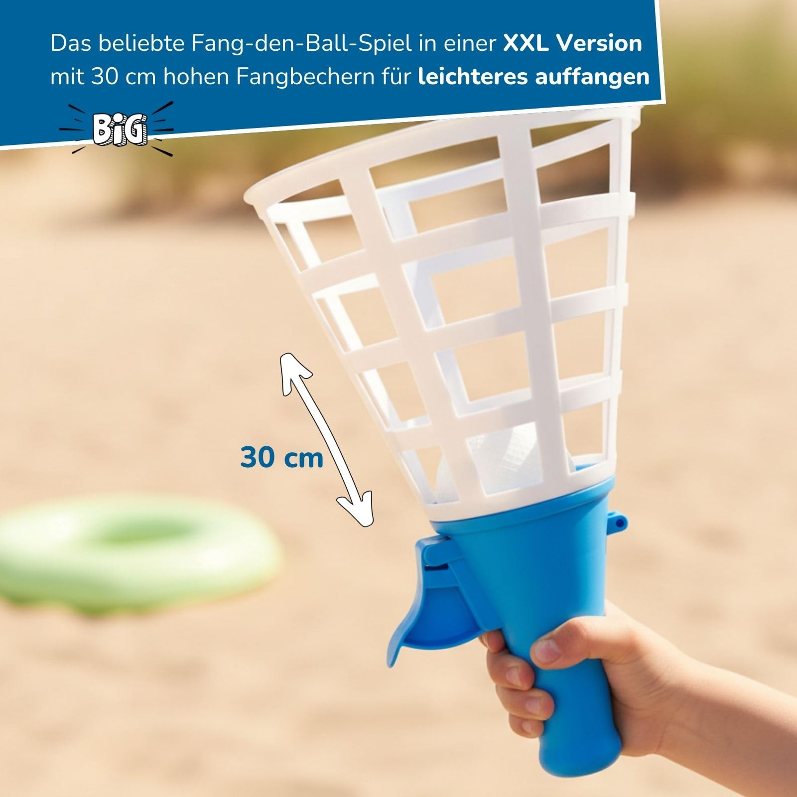 alldoro-xxl-fangballspiel-mit-2-fangbechern-31-cm-und-2-b-llen image 3