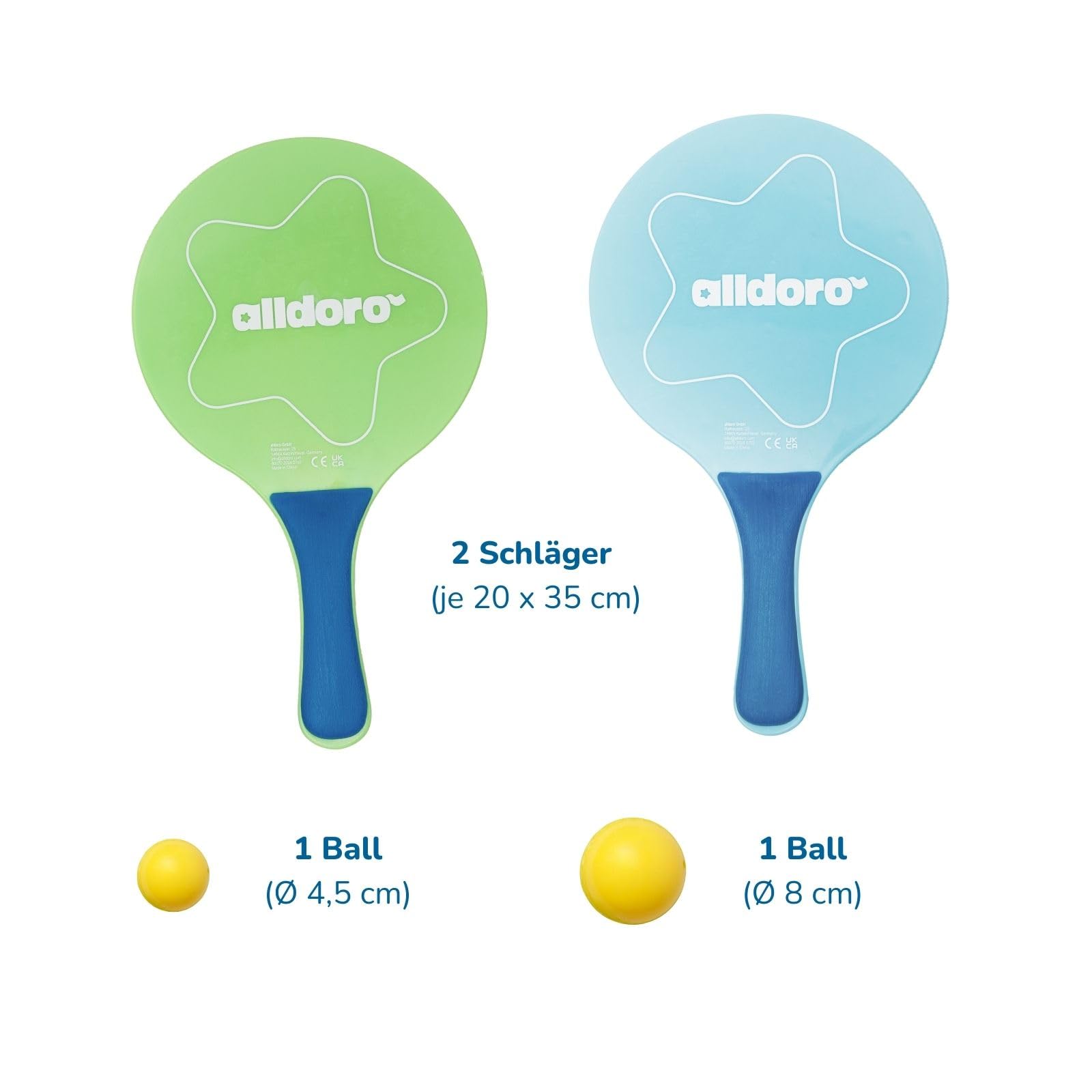 alldoro-2-in-1-beachball-set-schl-ger-2-b-lle image 7