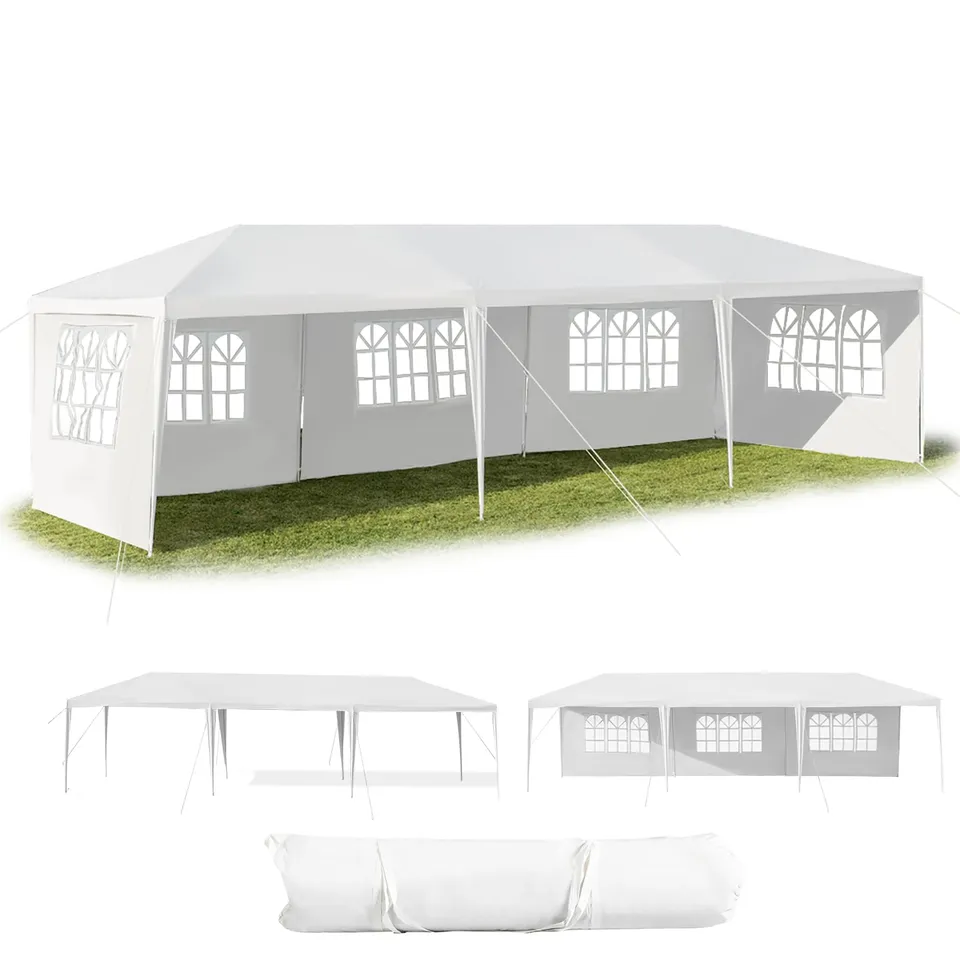 komfotteu-faltpavillon-3x9-m-mit-5-abnehmbaren-seitenw-nden image 1