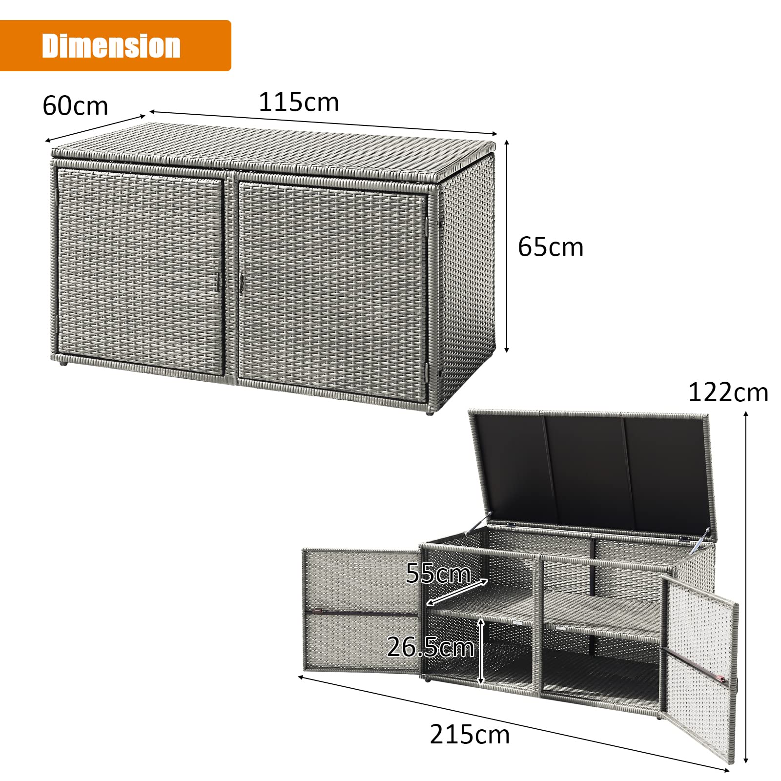 komfotteu-rattan-auflagenbox-aufbewahrungstruhe-g-rtnerschrank-2-st-ckig-grau image 7