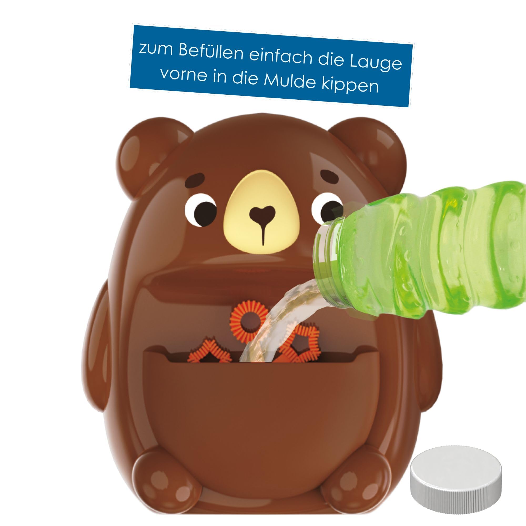 alldoro-seifenblasenmaschine-b-r-batteriebetrieben-inkl-118-ml-13-cm-braun image 4