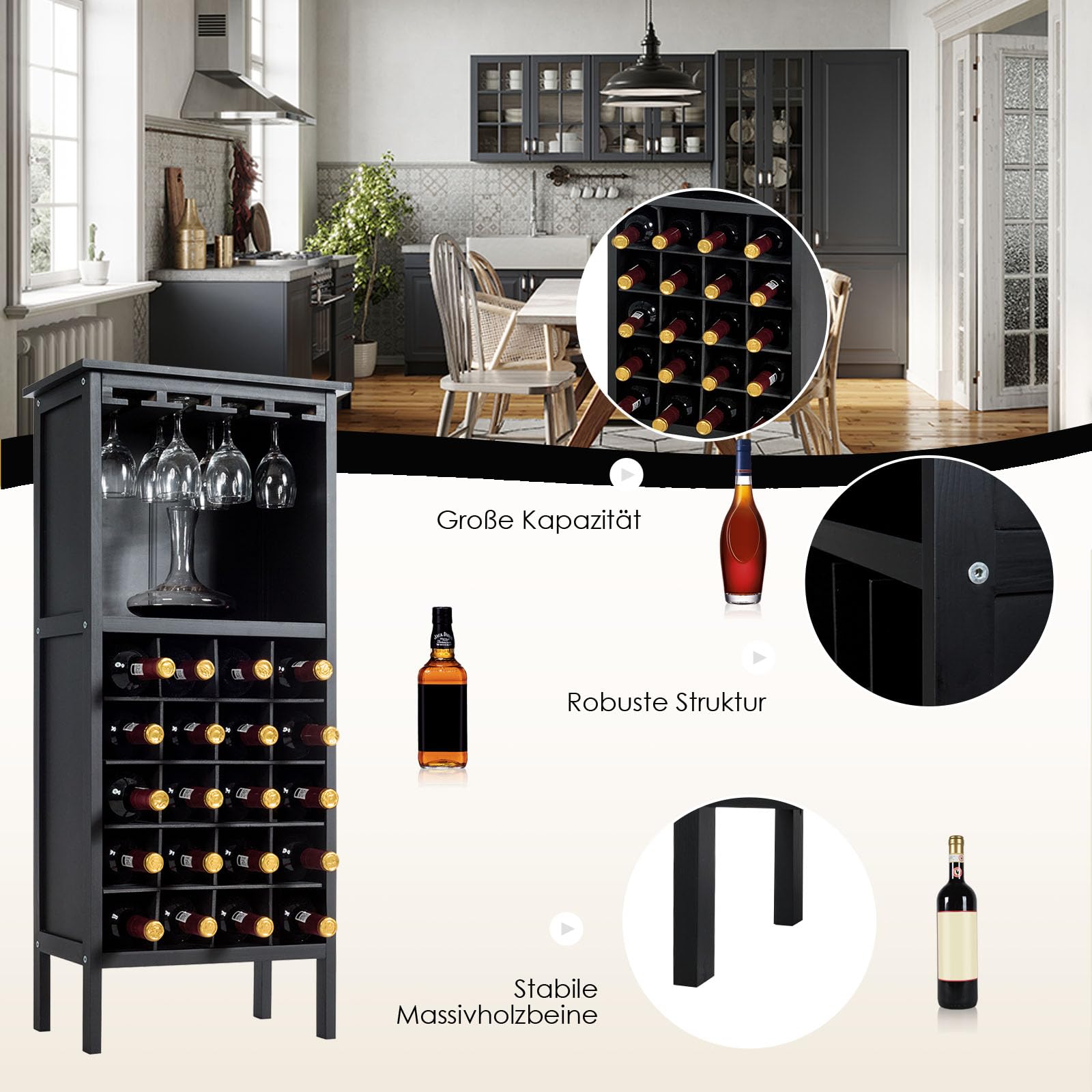 komfotteu-weinschrank-weinst-nder-f-r-20-flaschen-42-x-25-x-96-cm-schwarz image 3