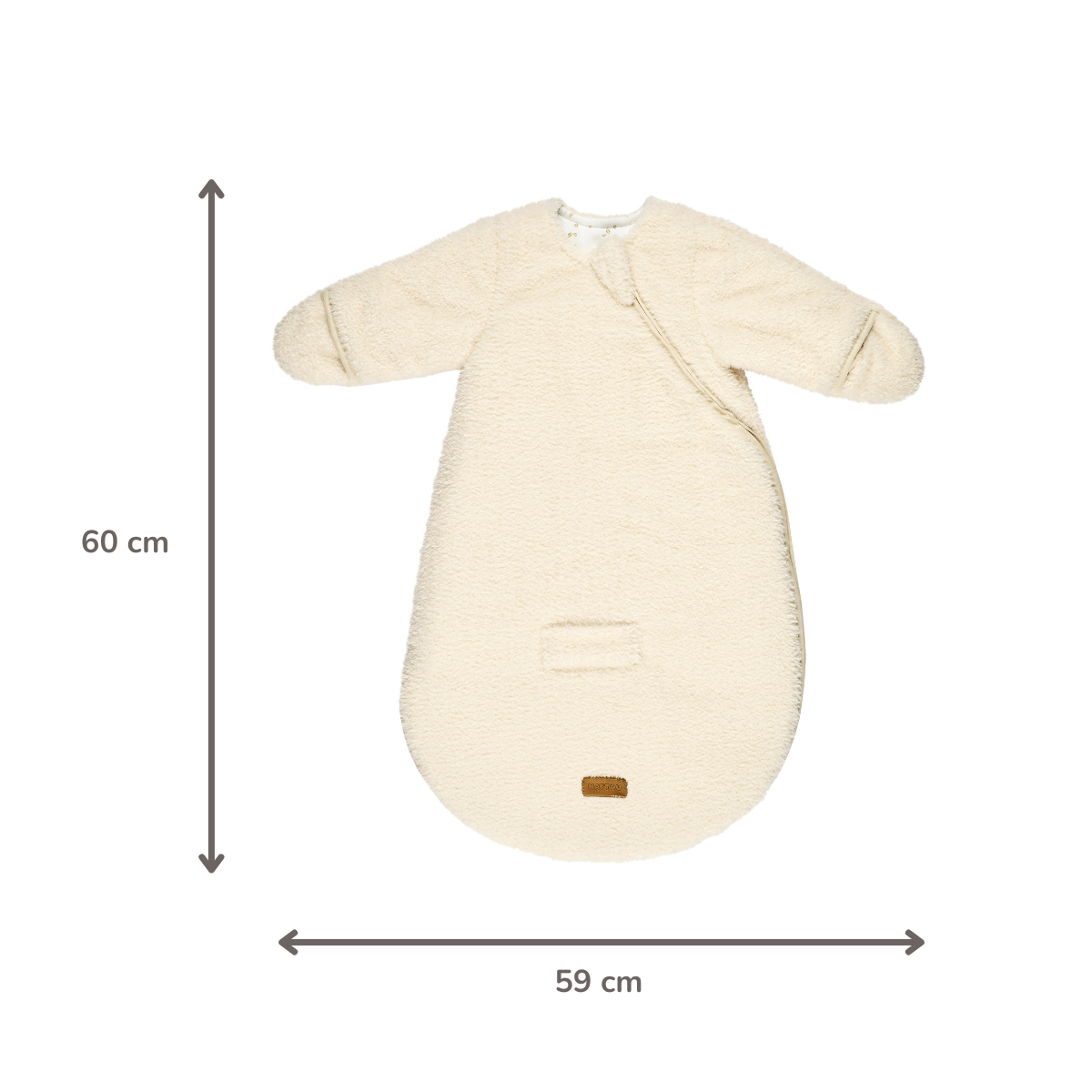 nattou-teddy-babyschlafsack-mit-rmeln-60-cm-ecru-tog-2-5 image 6