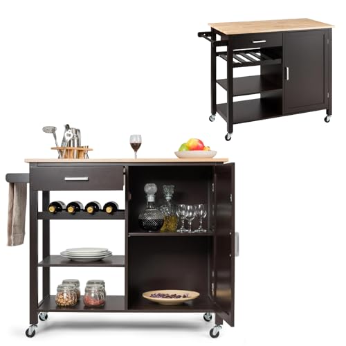 komfotteu-k-chenwagen-mit-arbeitsplatte-und-flaschenhalter-holz-100-x-48-x-90-cm image 8
