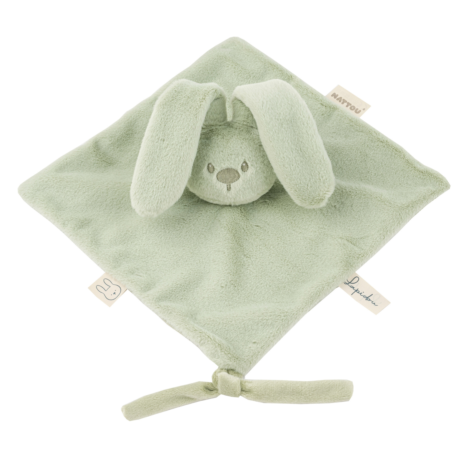 nattou-lapidou-baby-schmusetuch-hase-27x27-cm-lindgr-n image 3