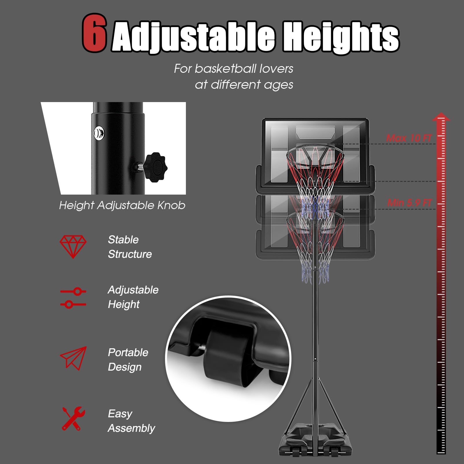 komfotteu-basketballst-nder-160-305-cm-h-henverstellbar-mit-rollen image 3