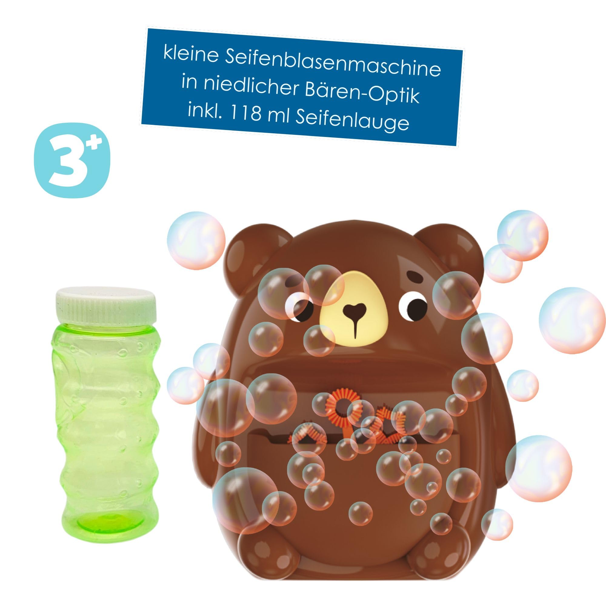 alldoro-seifenblasenmaschine-b-r-batteriebetrieben-inkl-118-ml-13-cm-braun image 2