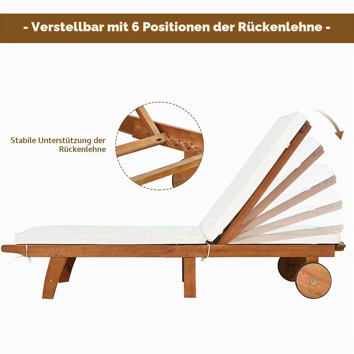 komfotteu-gartenliege-eukalyptusholz-verstellbar-mit-kissen-r-dern-bis-160-kg image 5